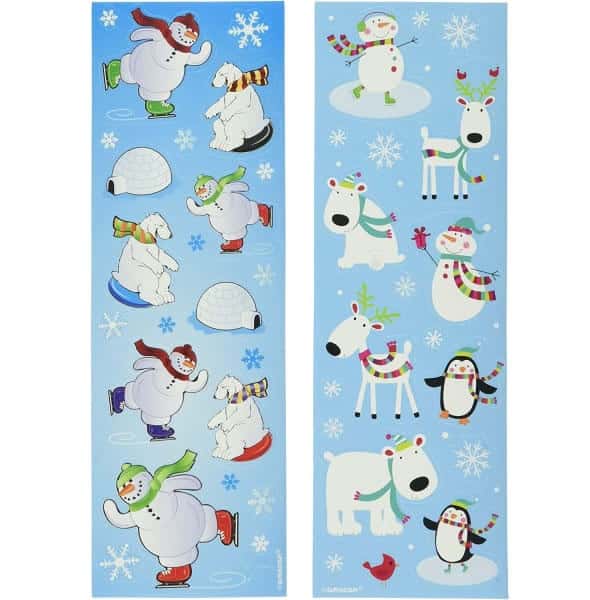 Joyful Snowman stikeri