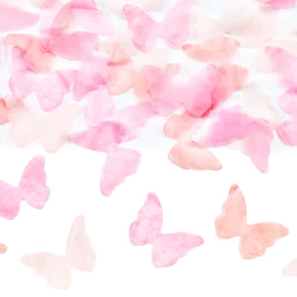 Roze konfete leptiri, slika 2
