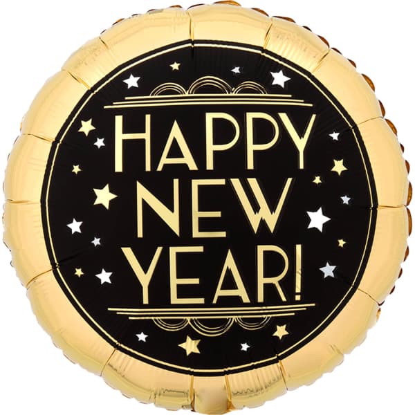Balon Vintage Happy New Year 1