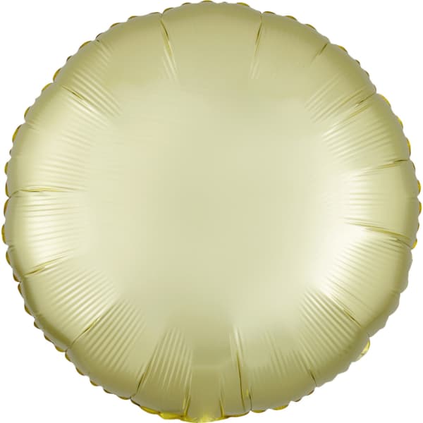 Yellow silk balon u obliku kruga 1