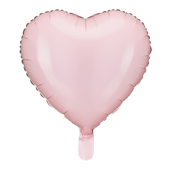 Svijetlorozi balon u obliku srca 1