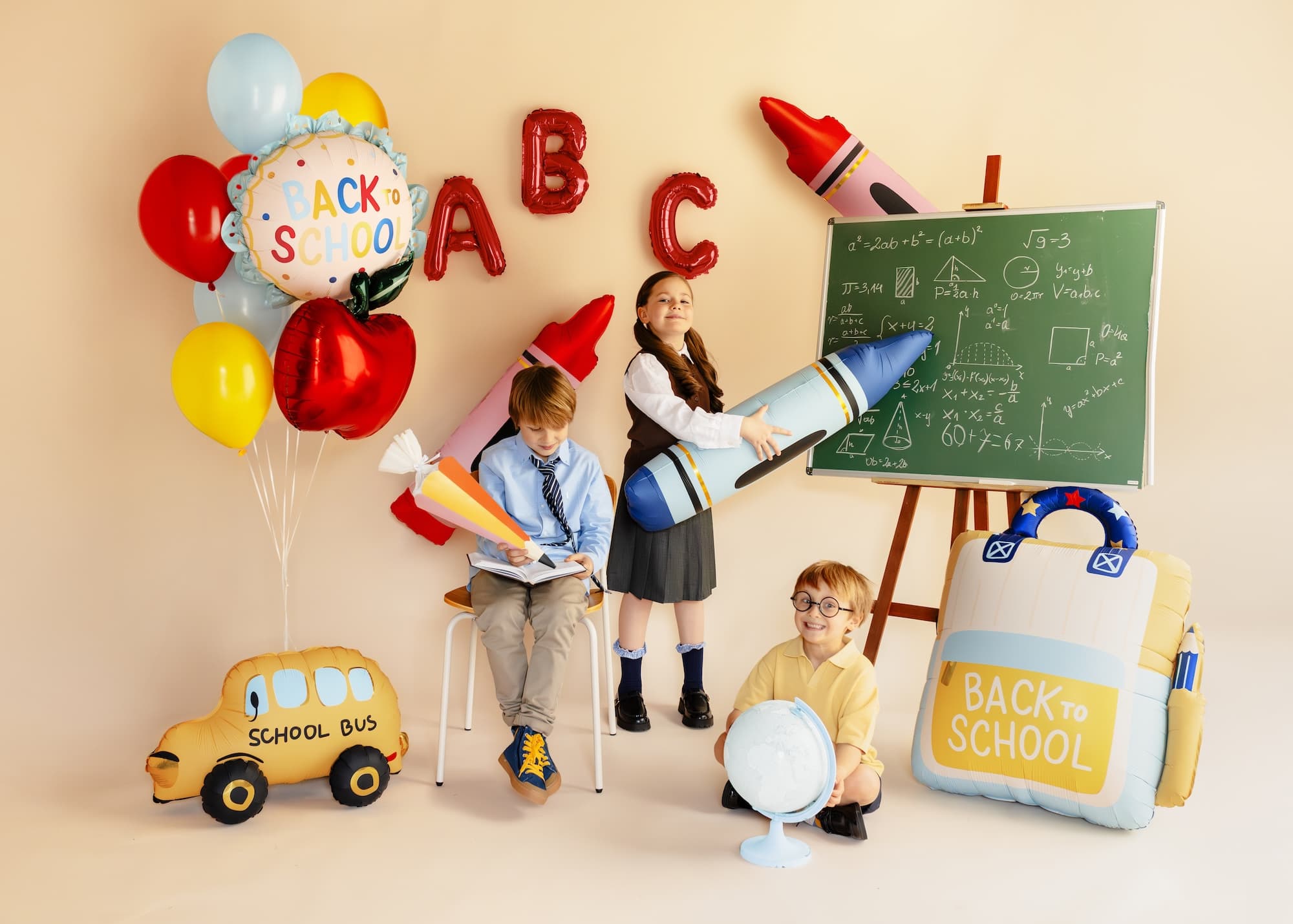 back to school balloons