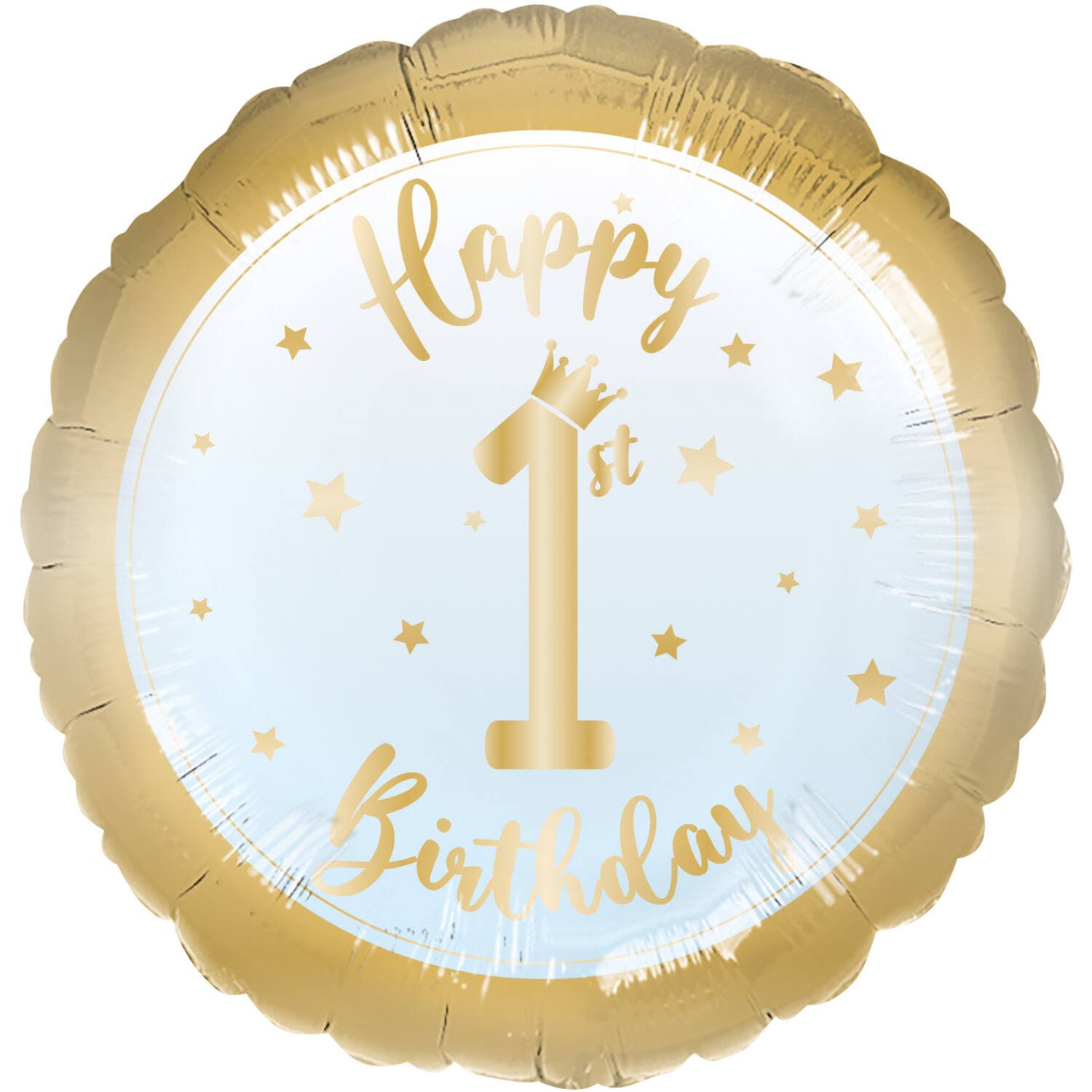 Balon Happy 1st bday plavi 1