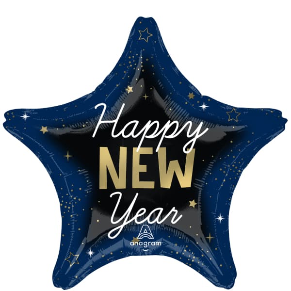 Balon zvijezda Happy New Year 1