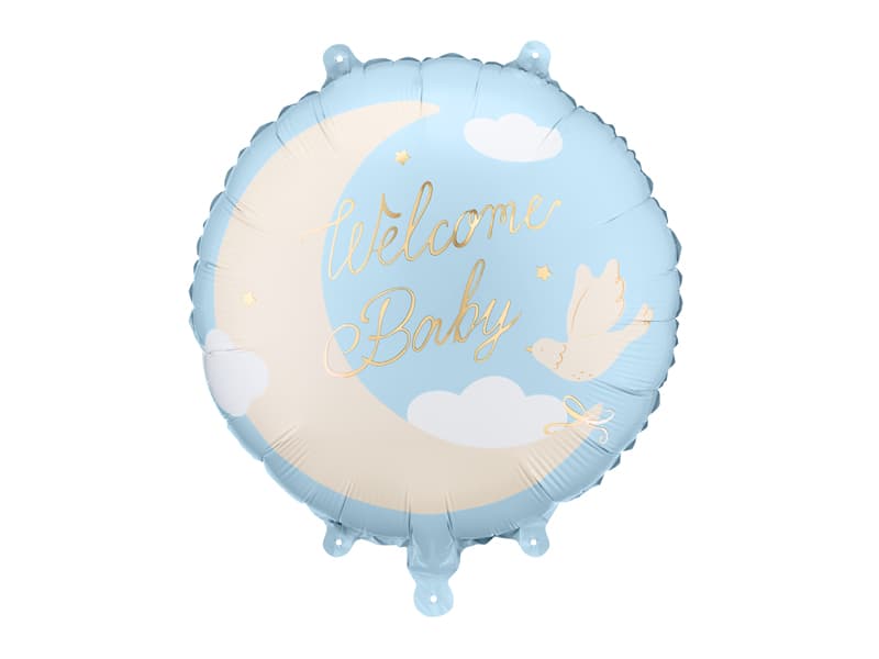 Balon Welcome baby plavi 1