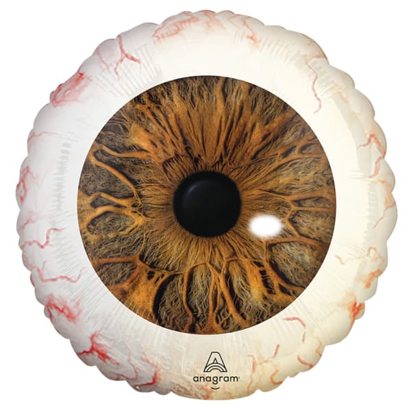 Creepy Brown & Blue Eyeballs balon 1
