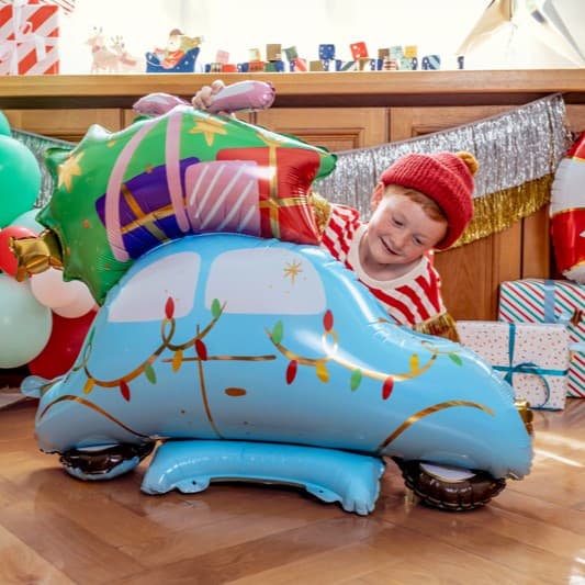 Balon novogodišnje auto 2